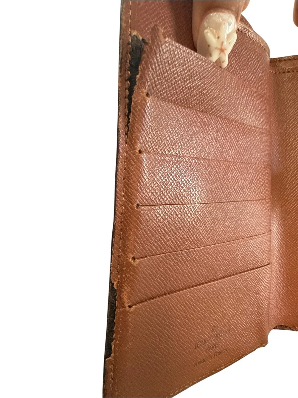 Louis Vuitton Monogram Porte-Papier zip wallet in Brown and Gold-Tone